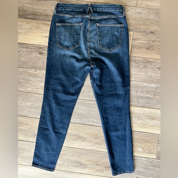 Good American Good Legs Skinny Blue Denim Jeans - Size 18 - Picture 7 of 7